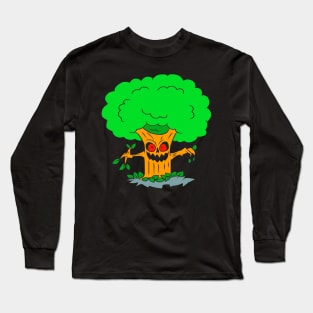 Halloween pictures on t-shirt for kids tree Long Sleeve T-Shirt